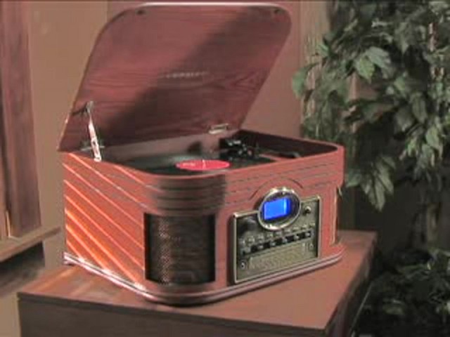 Crosley&reg; Nostalgic CD Recorder / Turntable / Radio / Cassette - image 3 from the video